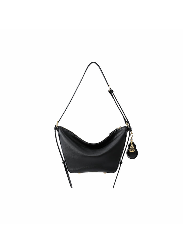 FULU Leather Hobo Bag