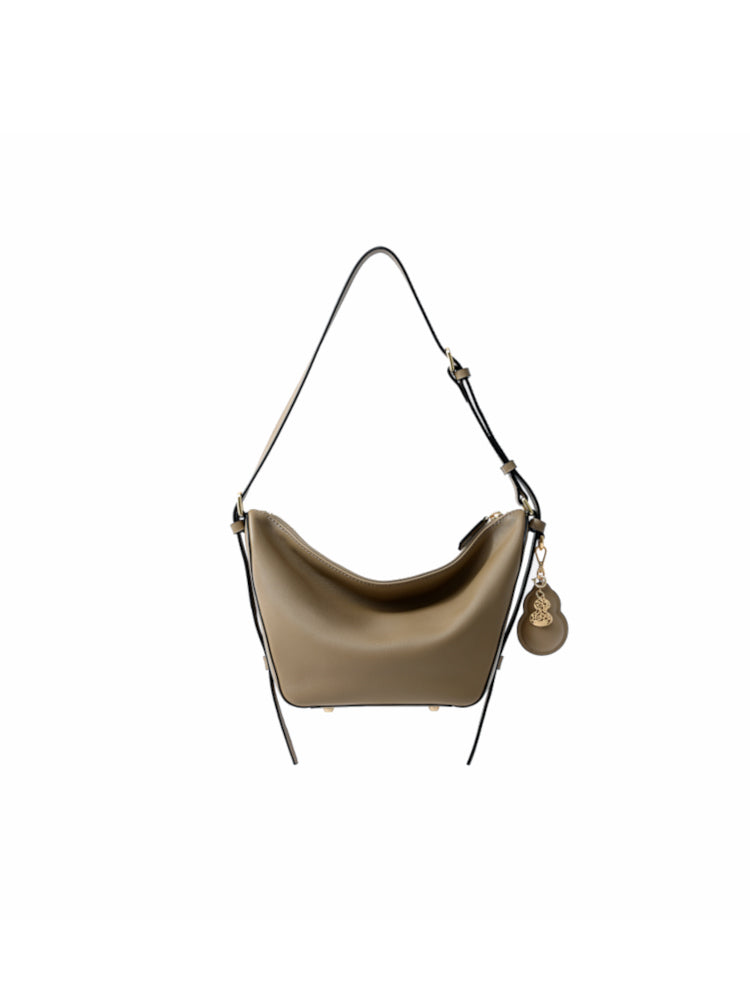 FULU Leather Hobo Bag