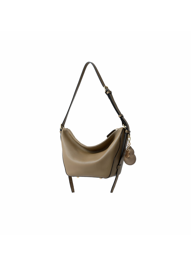 FULU Leather Hobo Bag