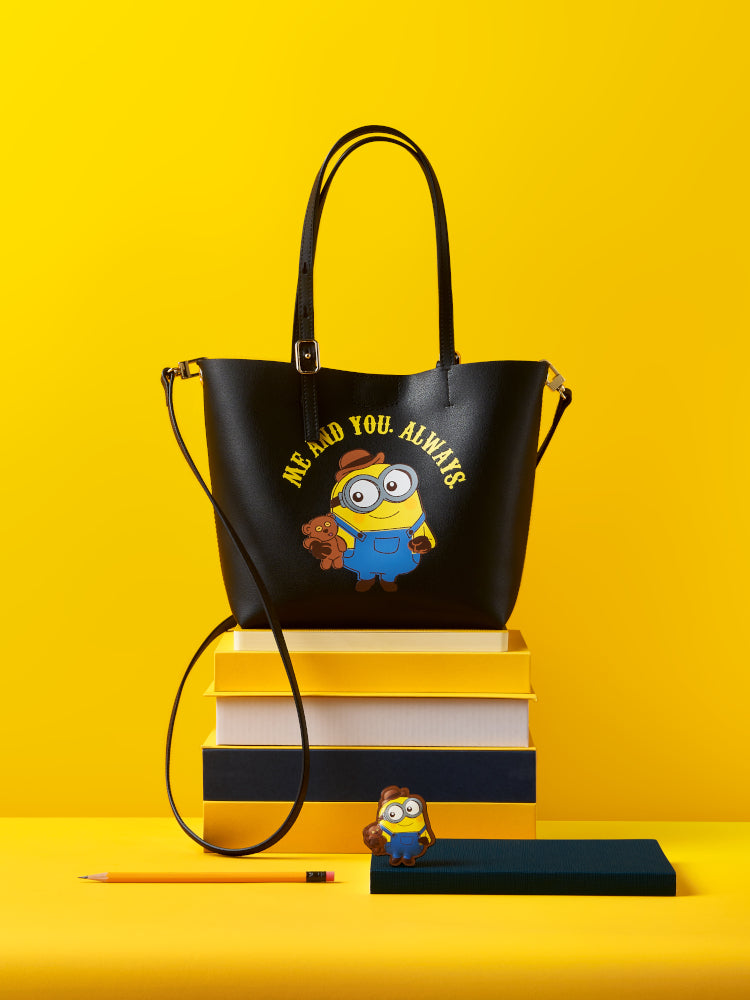 Minions Leather Tote Bag