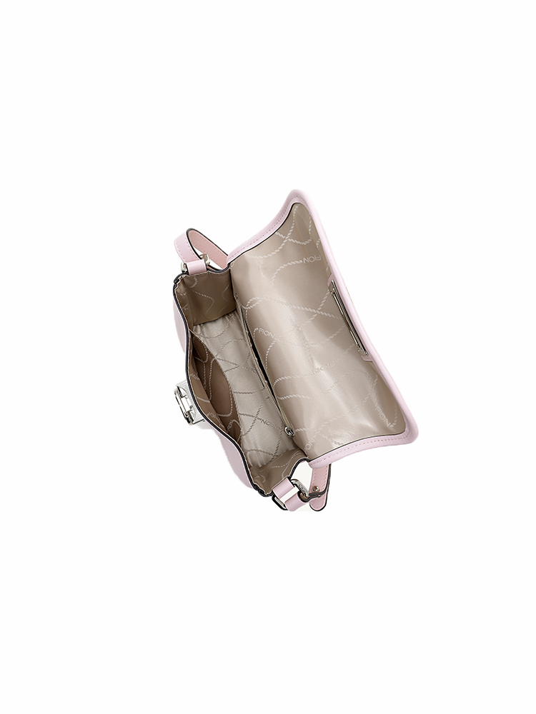 FION Vitrail Leather Flap Bag