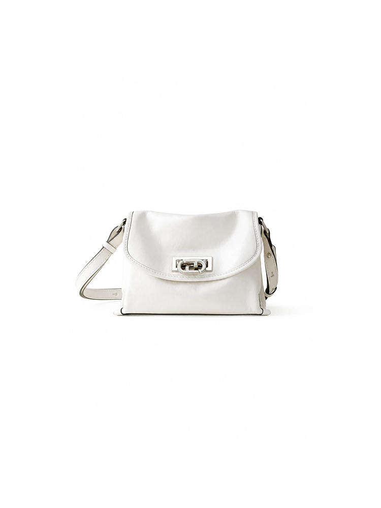 FION Vitrail Leather Flap Bag