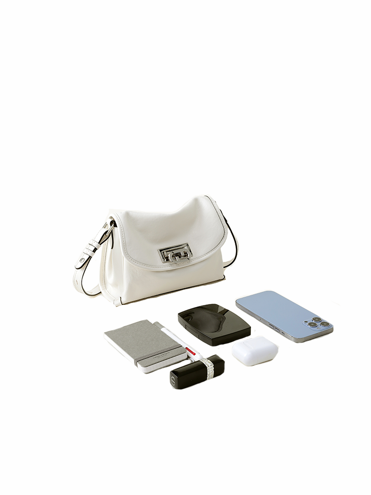 FION Vitrail Leather Flap Bag