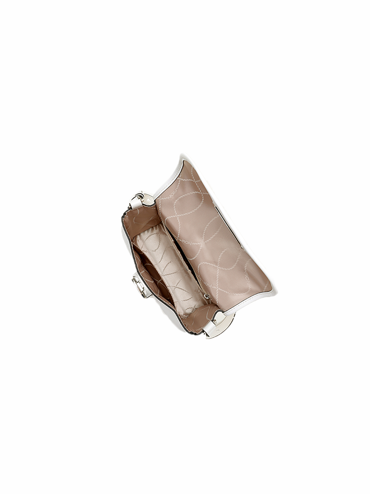 FION Vitrail Leather Flap Bag