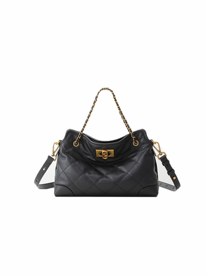 FION Vitrail Large Leather Chain Shoulder Bag