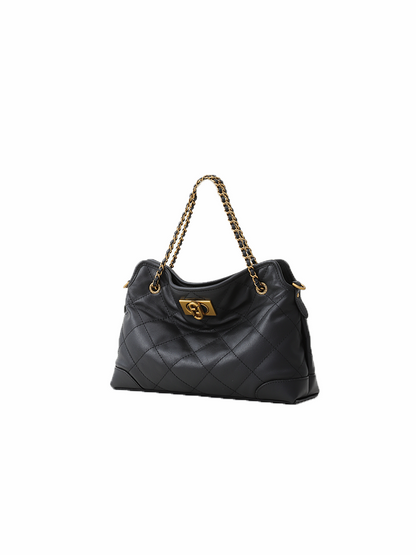 FION Vitrail Large Leather Chain Shoulder Bag