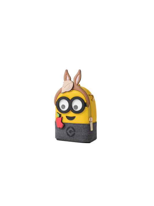Minions Horse Denim with Leather Mini Crossbody & Shoulder Bag