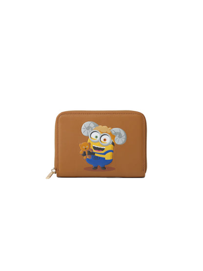Minions 星座皮革銀包