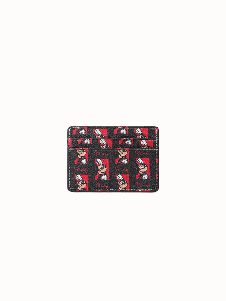 Mickey Mouse PVC with Leather Card Holder