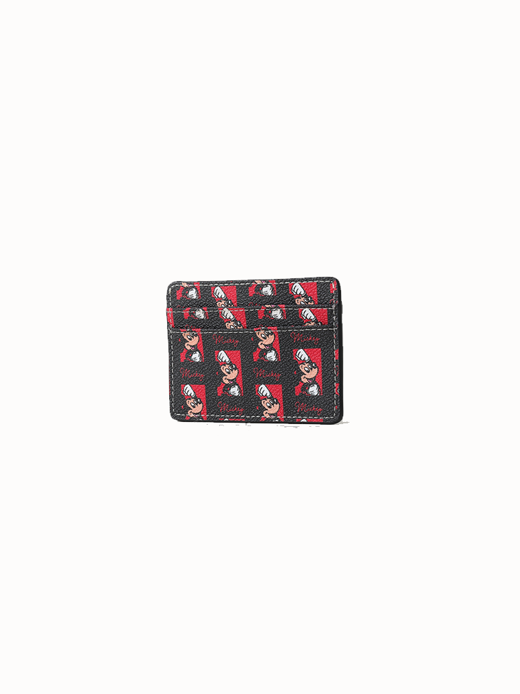 Mickey Mouse PVC with Leather Card Holder