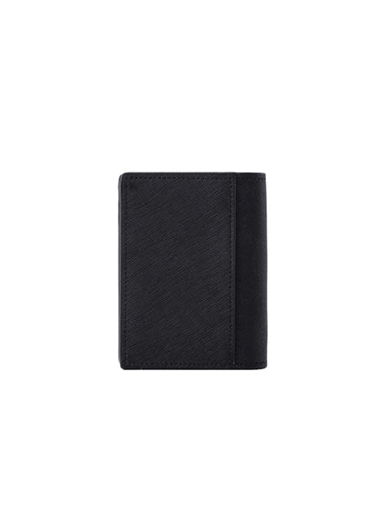 Cross Leather Short Wallet