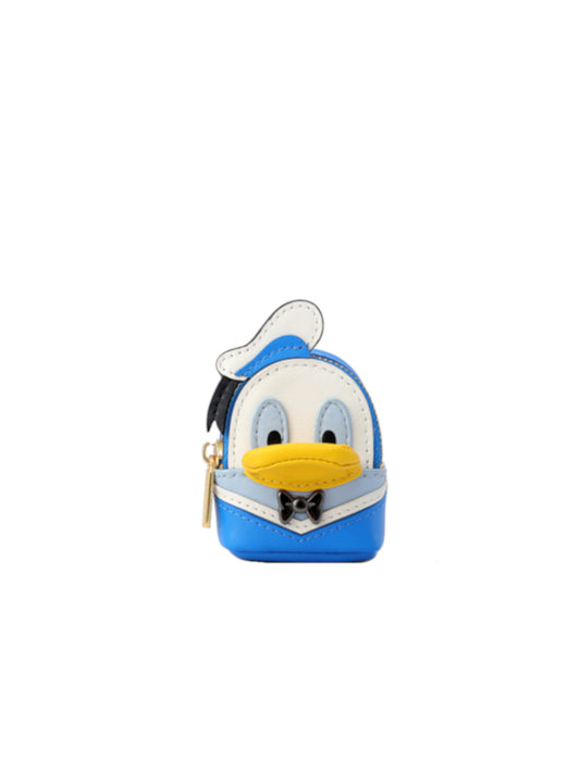 Donald Duck Blue Leather Nano Bag