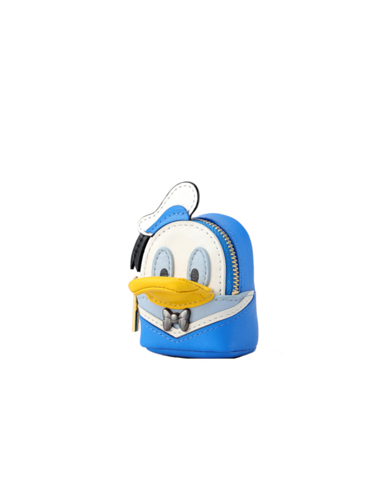 Donald Duck 藍色皮革迷你斜揹袋