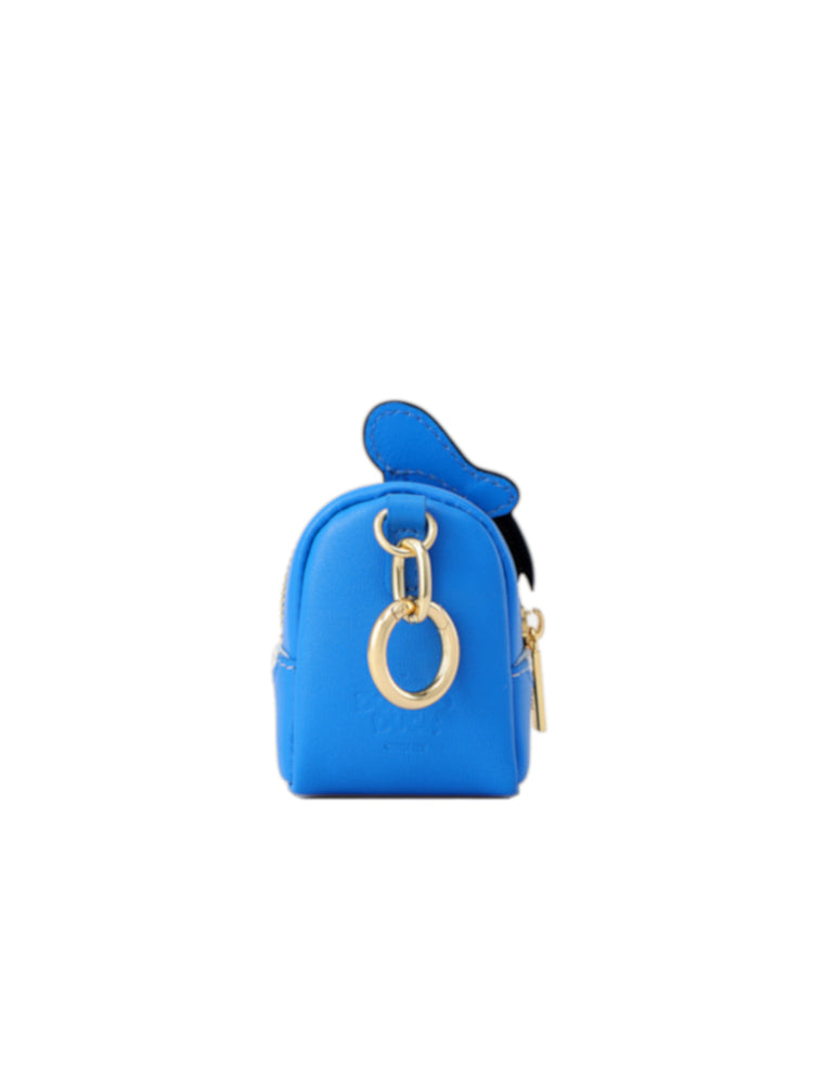 Donald Duck Blue Leather Nano Bag