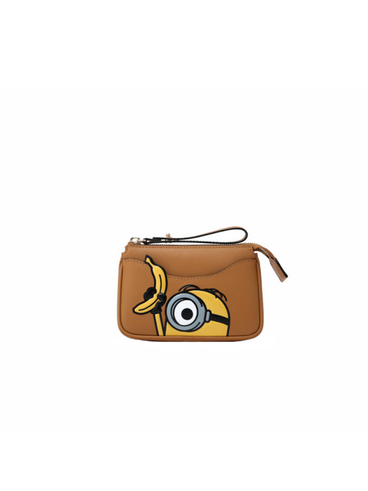 Minions Leather Clutch Bag