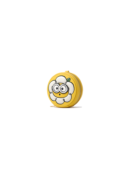Minions Daisy 牛皮革迷你側孭袋