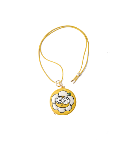 Minions Daisy 牛皮革迷你側孭袋