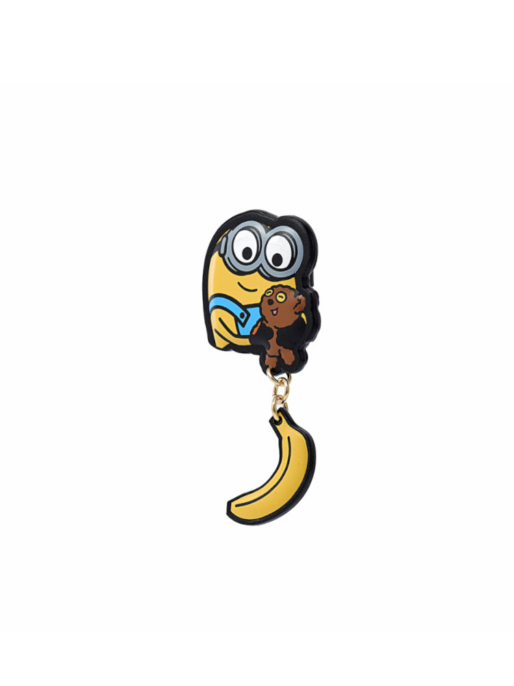 Minions & Tim with Banana Leather Bag Charm