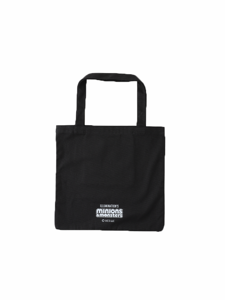 Minions & Monsters Black Canvas Bag