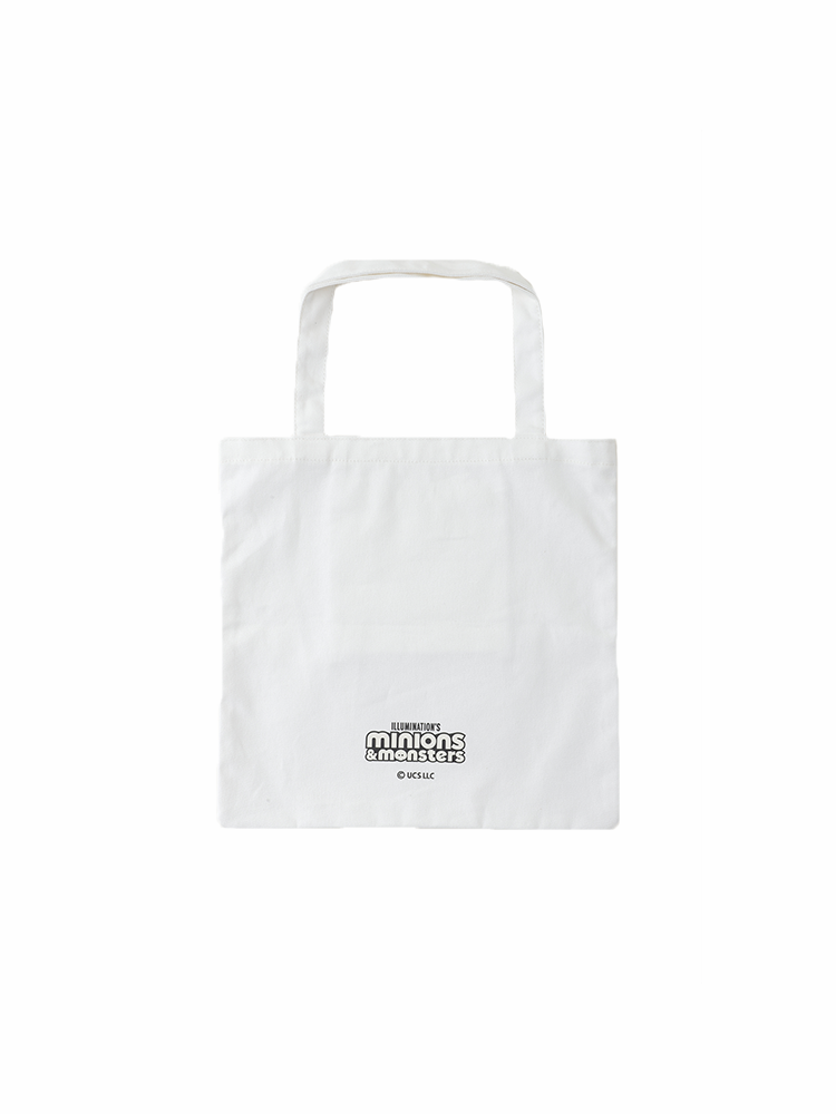 Minions & Monsters White Canvas Bag