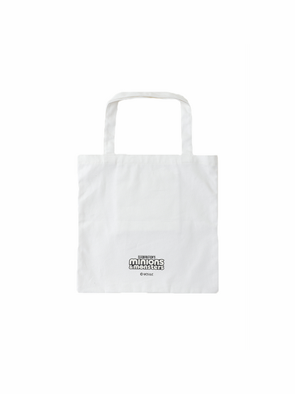 Minions & Monsters White Canvas Bag