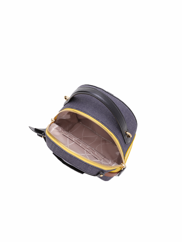 (Preorder) Minions & Monsters Denim with Leather Backpack