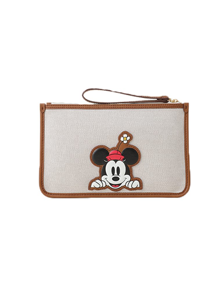 Mickey Mouse Jacquard with Leather Pouch