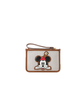 Mickey Mouse Jacquard with Leather Clutch Bag