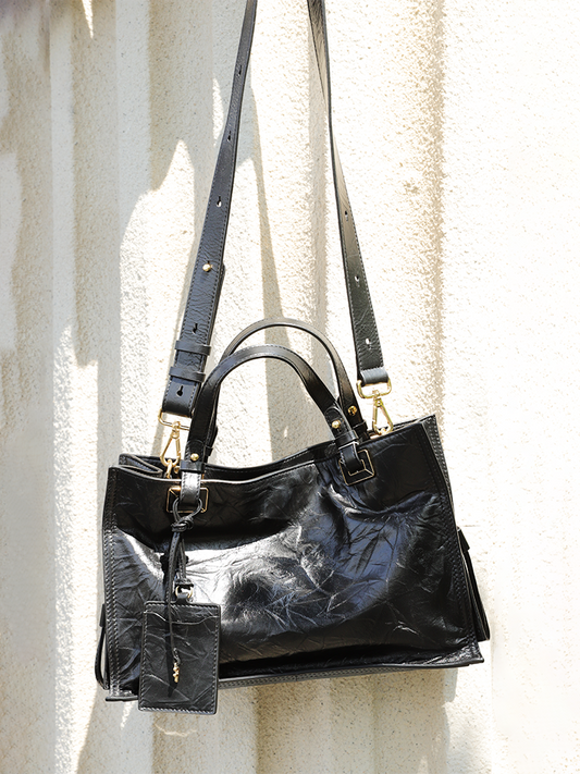 FION Bonbon 皮革大號托特包