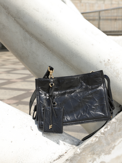 FION Bonbon Medium Leather Tote Bag