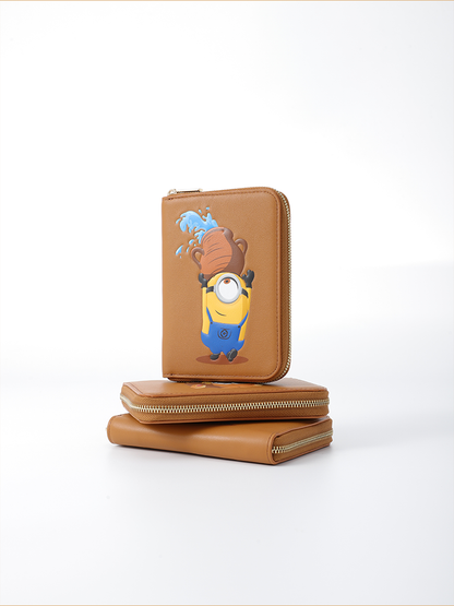 Minions 星座皮革銀包
