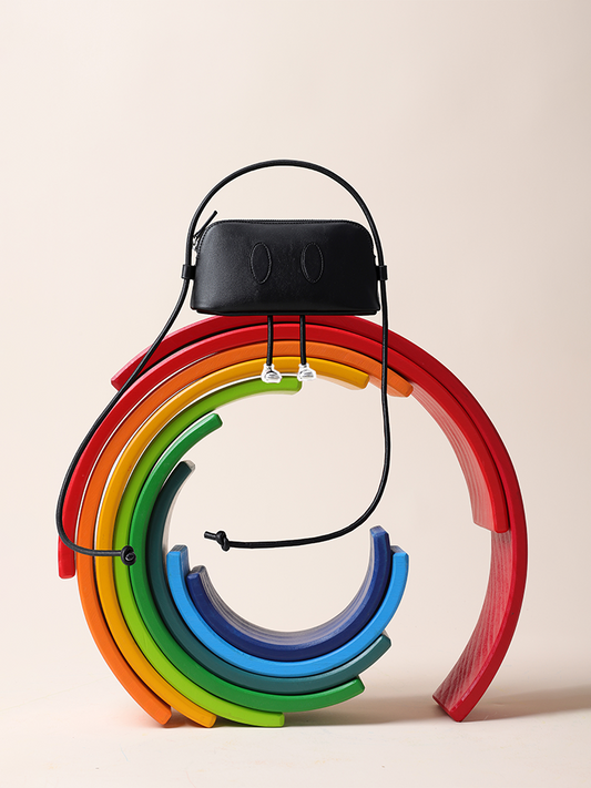 Mickey Mouse 皮革貝殼袋