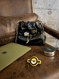 Minions & Tim with Banana Leather Bag Charm