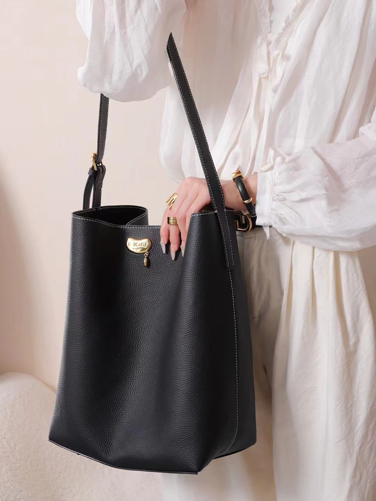 Love Sick Leather Large Bucket Bag