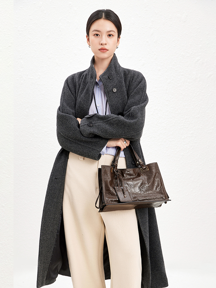 FION Bonbon Large Leather Tote Bag