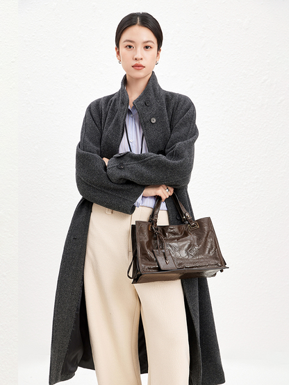 FION Bonbon Large Leather Tote Bag