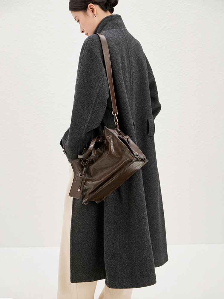 FION Bonbon Large Leather Tote Bag