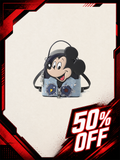 Mickey Mouse Denim with Leather Backpack