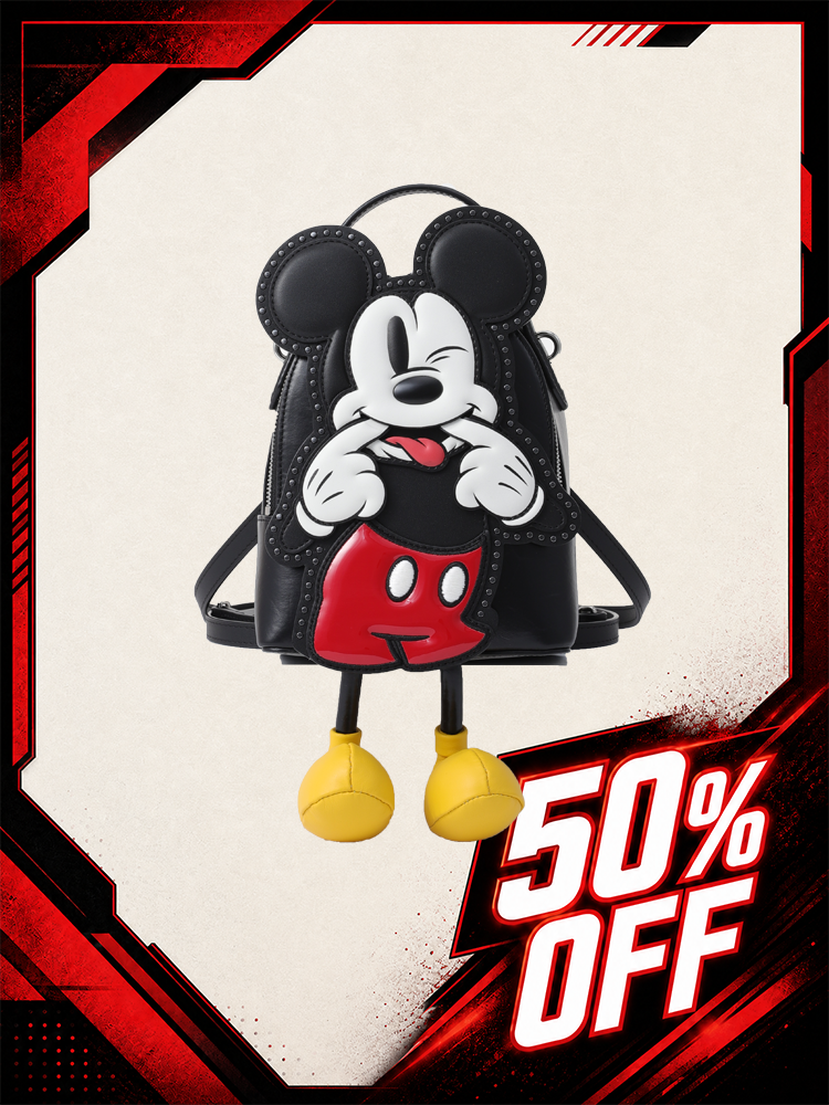 Mickey Mouse 造型皮革背囊