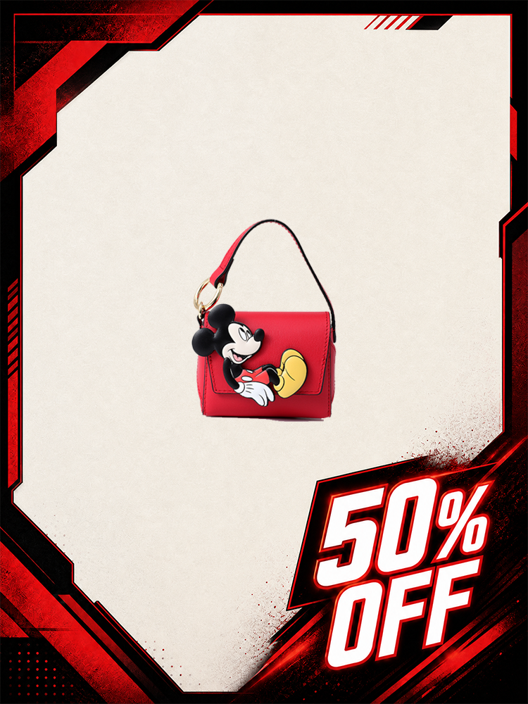 Mickey Mouse 迷你皮革斜揹袋