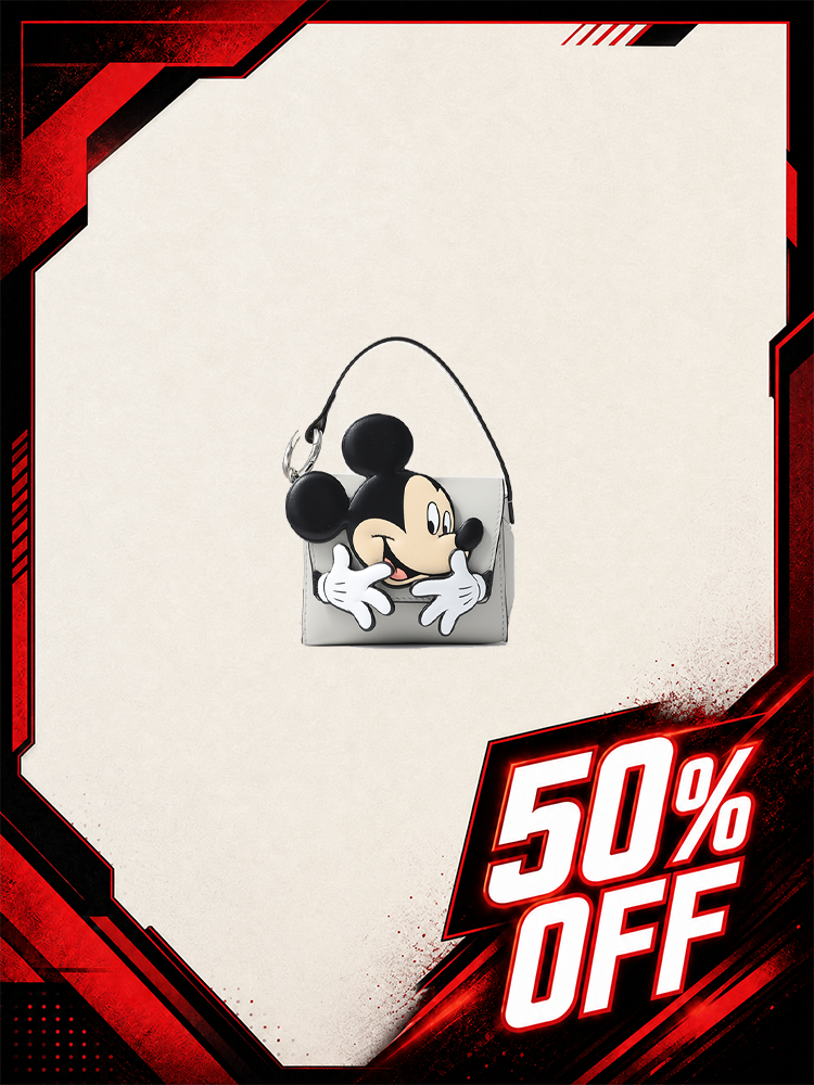 Mickey Mouse 迷你皮革斜揹袋