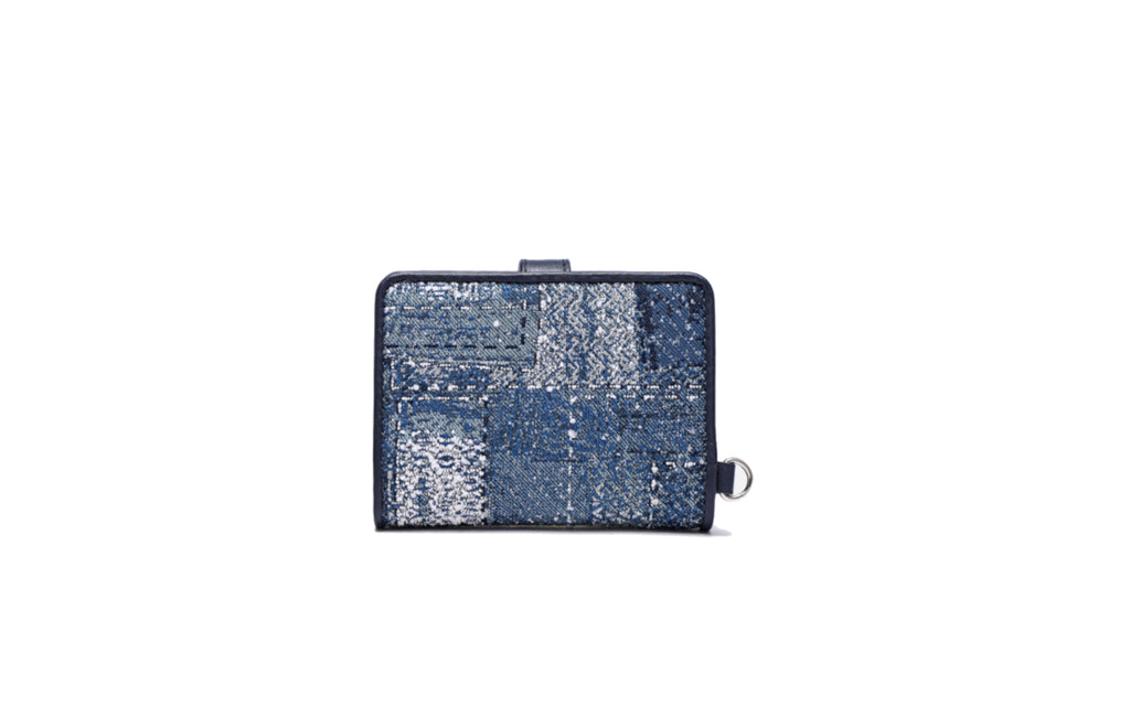Jayde Fish Jacquard with Woven Short Wallet