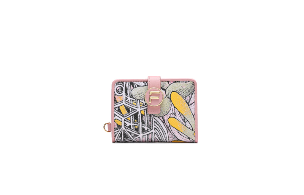 Jayde Fish Jacquard with Woven Short Wallet