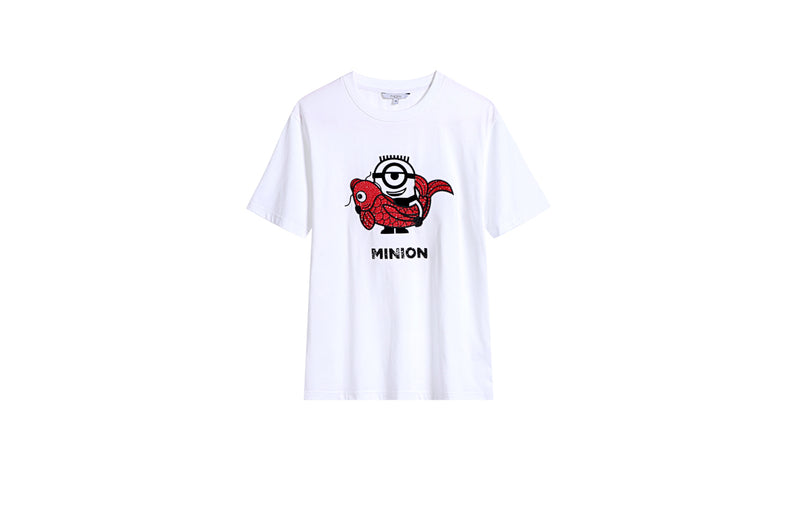 Minions T-Shirt for Adults - White
